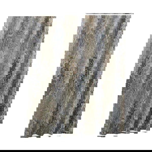 Wylder Ophelia Jacquard Floral Eyelet Curtains - Wedgewood