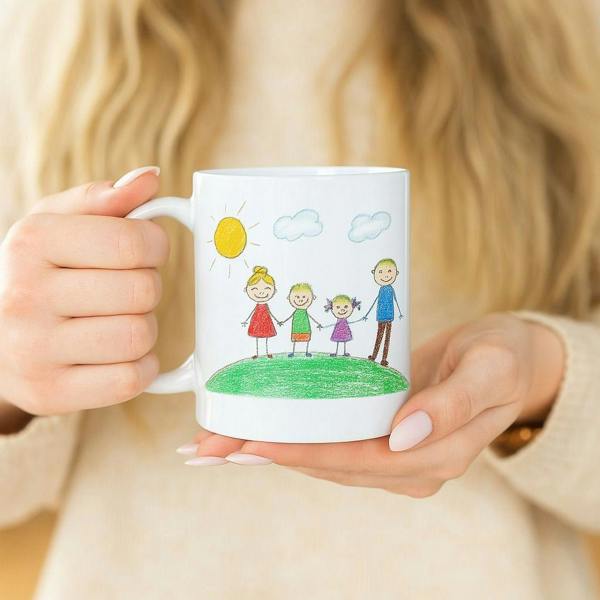 Personalised Children's Drawing Mug - main product image