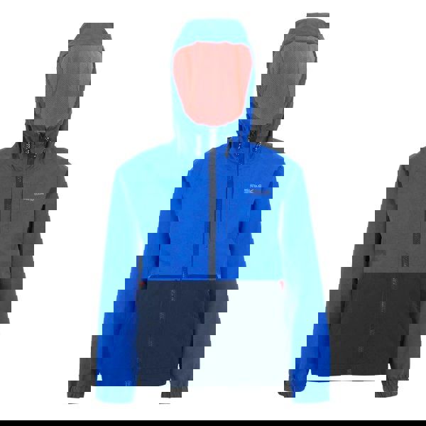 Regatta Childrens/Kids Hanleigh II Waterproof Jacket - Olympian Blue/Navy/Tangerine Tango