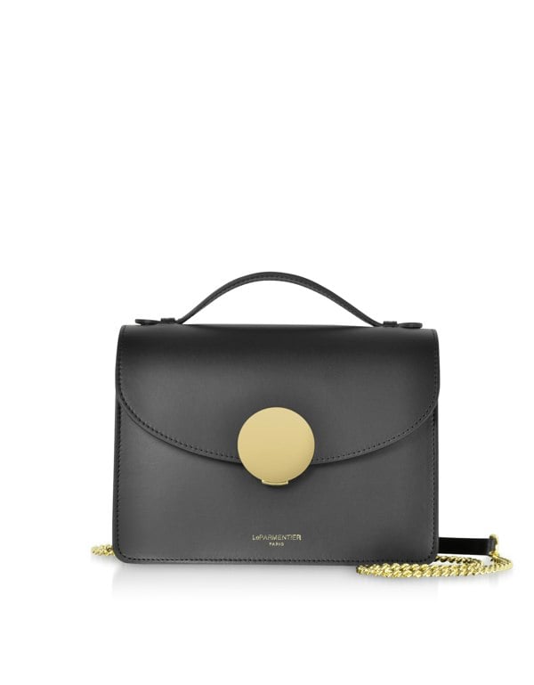 Le Parmentier New Ondina Top Handle Shoulder Bag - Black