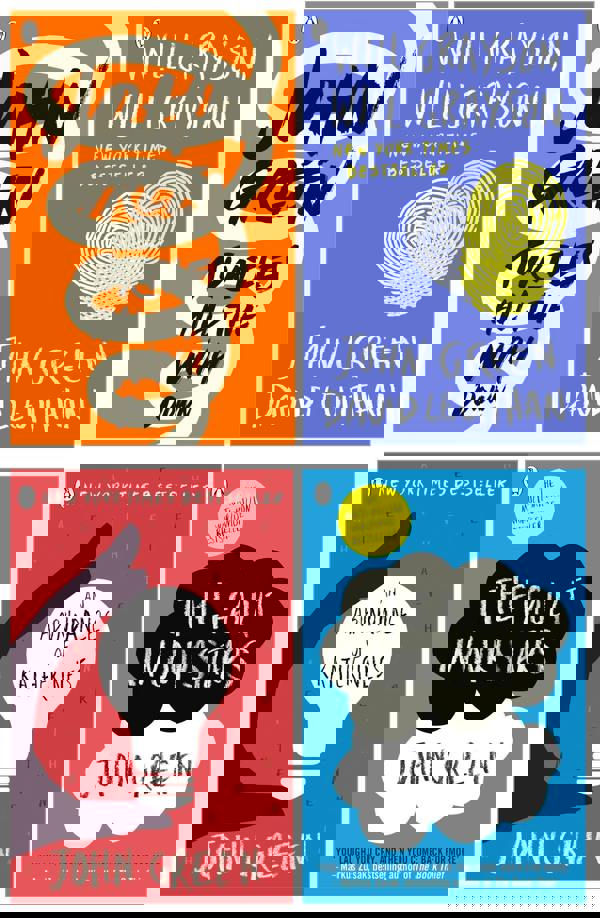 John Green Collection 4 Books Set (The Fault in Our Stars, An Abundance of Katherines, Will Grayson, Will Grayson, Turtles all the Way Down)