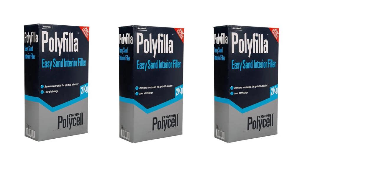 Polycell Polyfilla Easy Sand Interior Filler 2kg