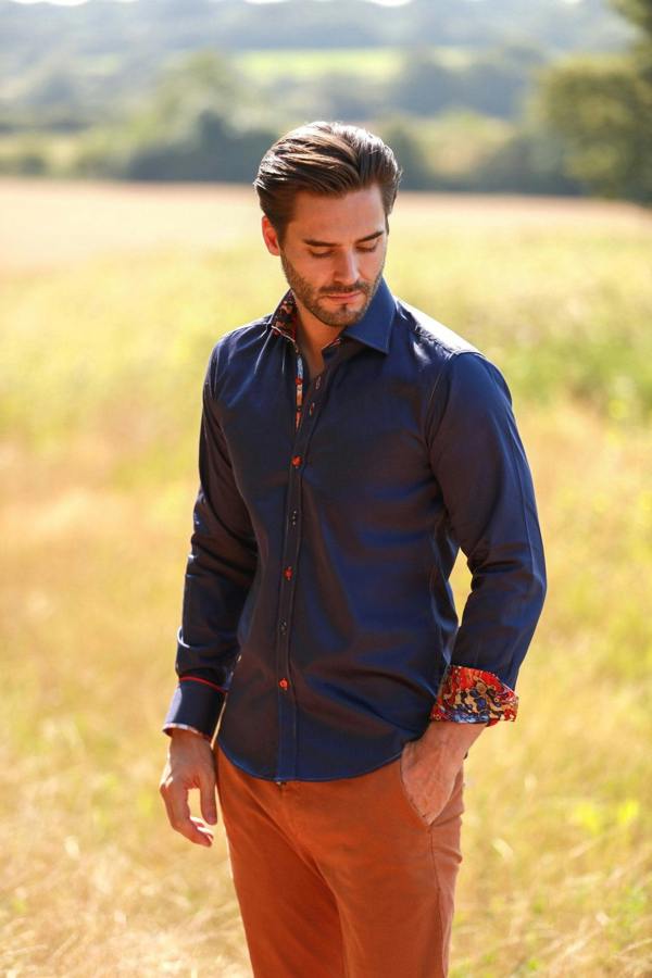 CLASSIC SIGNATURE PLAIN SHIRT - BEST SELLER – Premium Men's Patterned Shirt by Claudio Lugli | Bold Design, Tailored Fit, Best Printed Shirts
