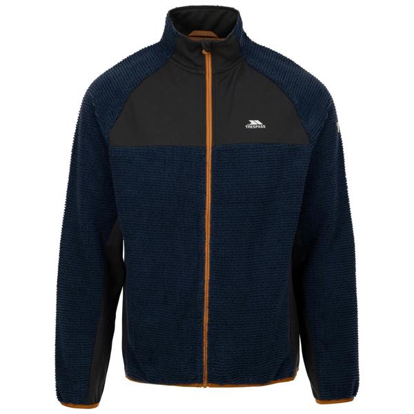 Trespass Mens Cranwell Fleece Jacket - Blue Smoke - 