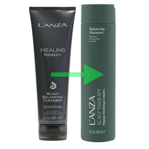 L'Anza Scalp Therapy Stimulating Shampoo 300ml + Koozie