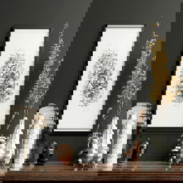 Canvas Painting Wall Decor | Set of 3 Abstract Clocks Wall art Prints