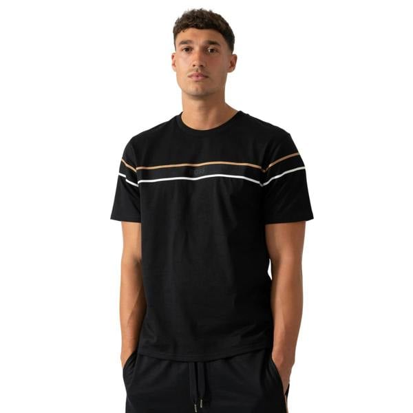 Boss Mens Cotton Jersey T-Shirt - Black - 