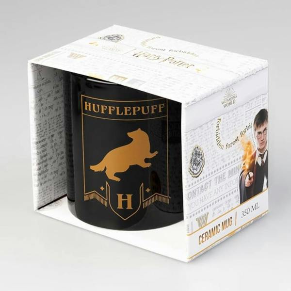 Grupo Eric Harry Potter Hufflepuff Ceramic Mug 350ml Black