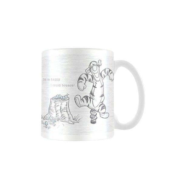 Winnie the Pooh Bounce Mug - Black/White