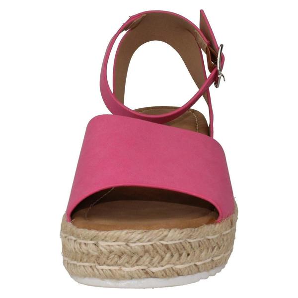 Savannah Ladies Savannah Wedge Mule Wide Fit Sandals F12039
