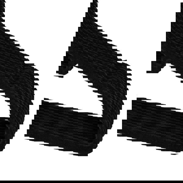 Gr8 Home Pack of 20 Black Non Slip Flocked Velvet Coat Hangers Space Saving Trouser Bar