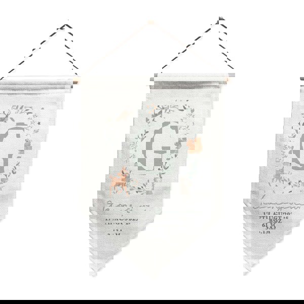 Personalised Memento Company Personalised New Baby Wall Art Banner