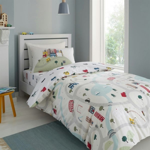 Bianca Transport White Duvet Cover Set
