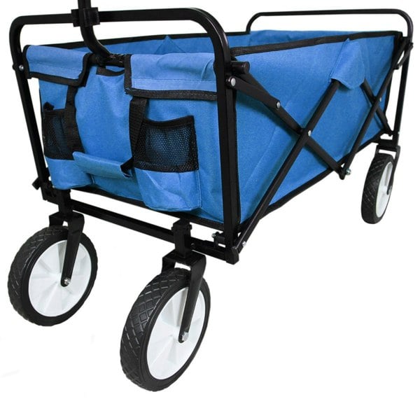 Monstershop Foldable Garden Cart - Blue