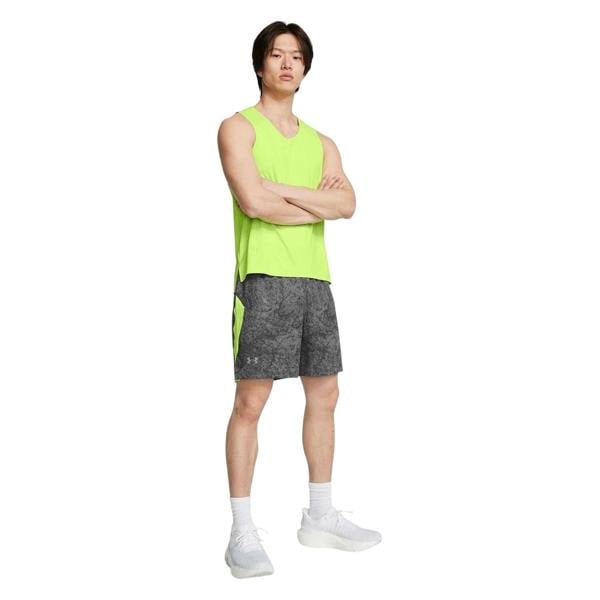 Under Armour Mens Launch Pro Running Shorts - Rock/Green - 