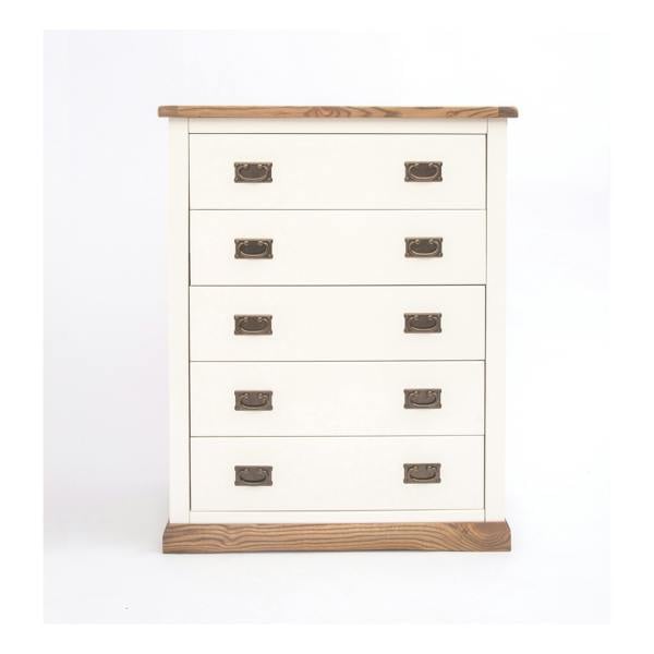 Tropea 5 Drawer Chest of Drawers Bras Drop Handle