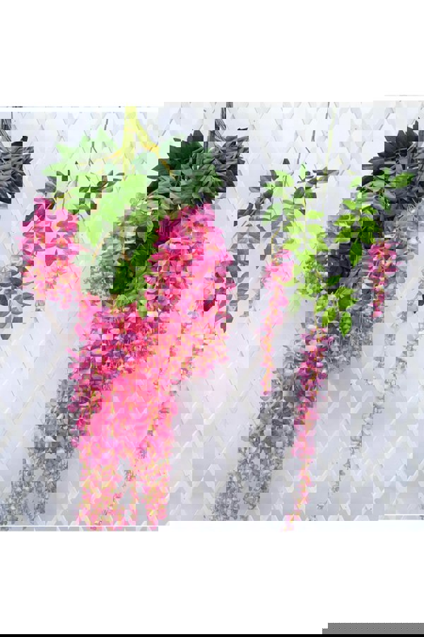 Living and Home 12 Pcs Hanging Artificial Wisteria Vine for Wedding Decoration