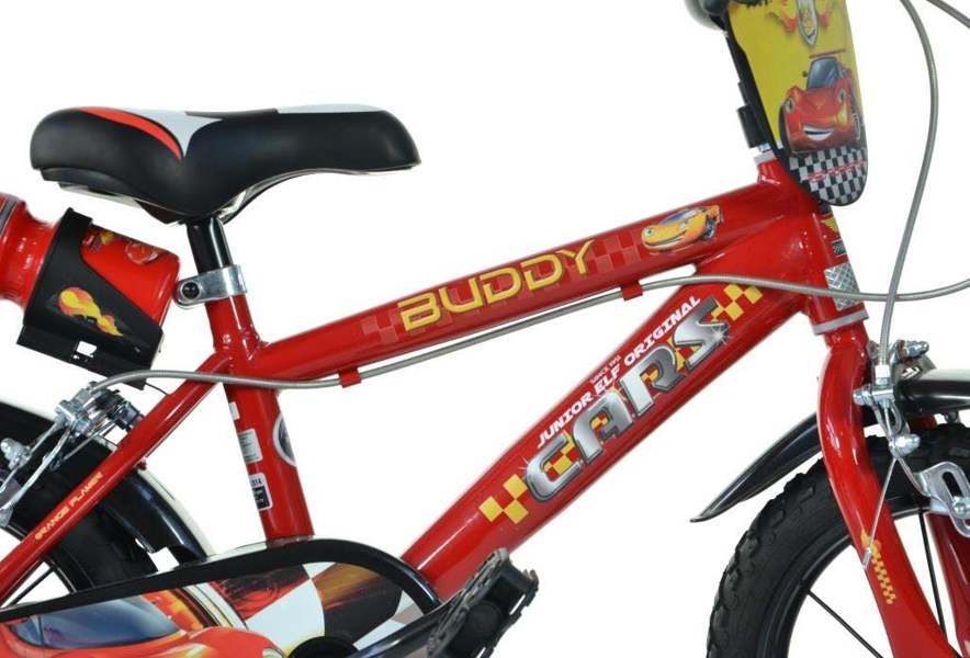 Dino Bikes Dino Cars Kids 14" Wheel Bike - Red