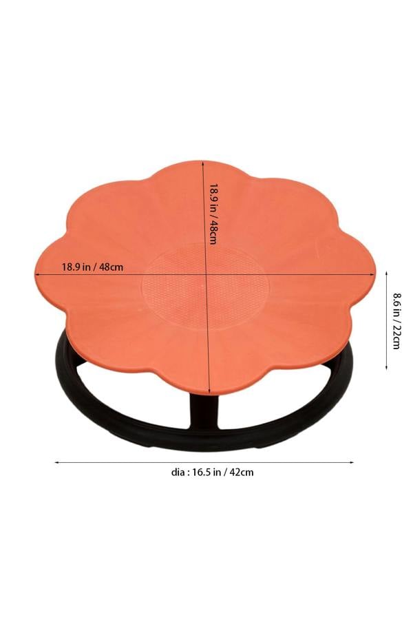 Living and Home Flower Sensory Balance Training Spinning Chair for Kids