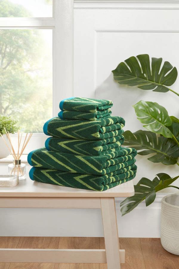 Rapport Helix Chevron 6pc Towel Bale