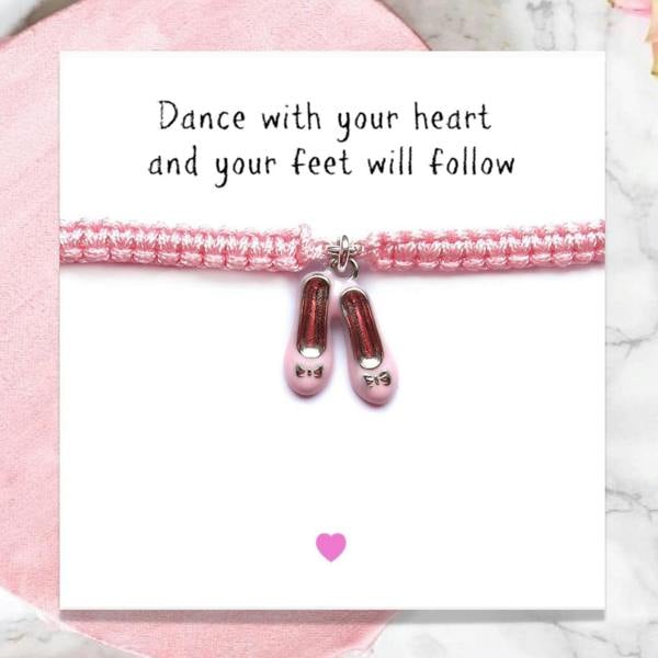 Aye Do Gifts Ballet Shoes Friendship Bracelet & Jewellery Box Gift