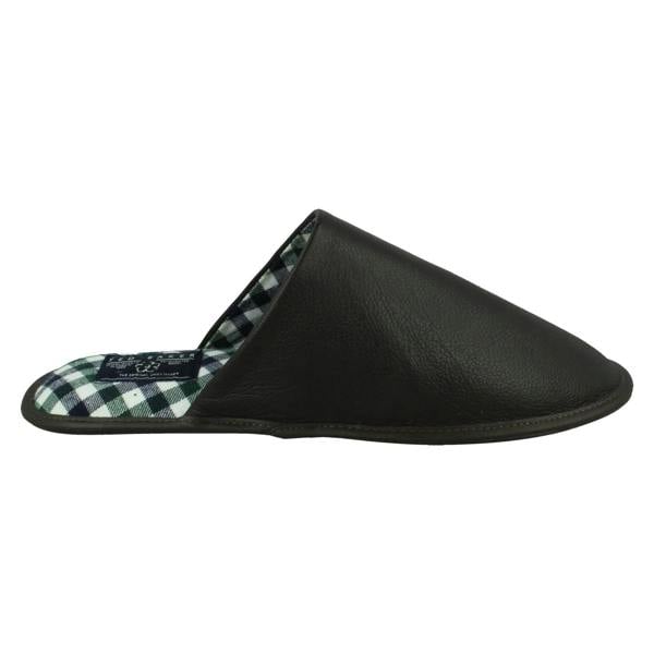 Ted Baker Mens Ted Baker Leather Mule Padded Slippers 'Ardin'