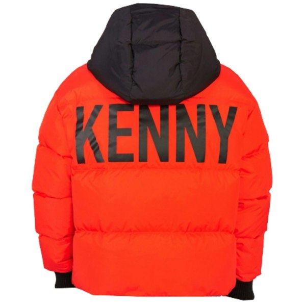 Dsquared2 Kenny Logo Orange Down Jacket M