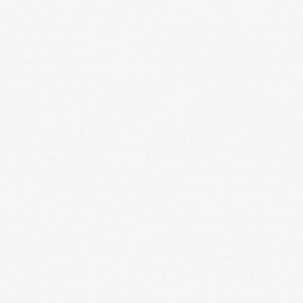 Grandeco Linen Effect Fabric Plain Textured Wallpaper, White
