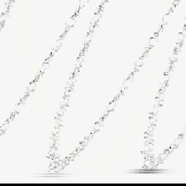 T. H. Baker Silver Sterling 24 Inch Patterned Tulip Chain S1072-24