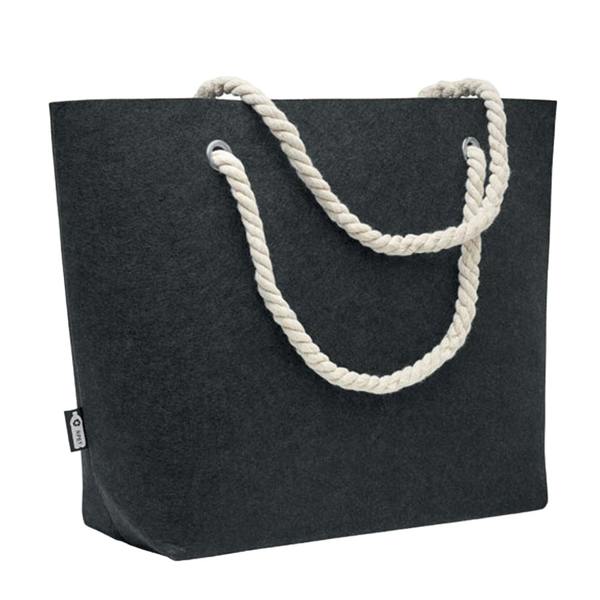 MidOcean Feltsea RPET Felt Beach Shopper Bag - Stone Grey