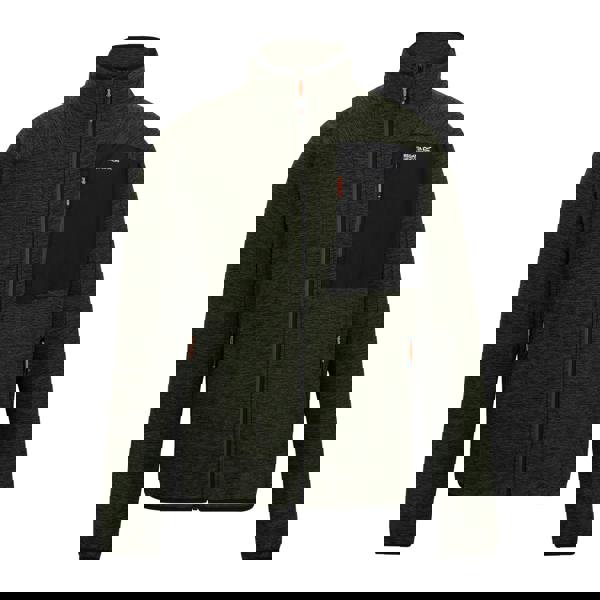 Regatta Mens Scaris Full Zip Fleece Jacket - Dark Khaki