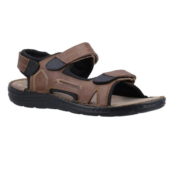 Hush Puppies Mens Alistair Leather Sandals - Tan