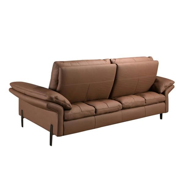 Angel Cerdá Brown leather sofa 6241/6242