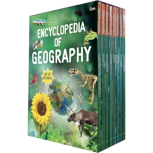 OM Books International Encyclopedia Of Geography 8 Books Collection Set