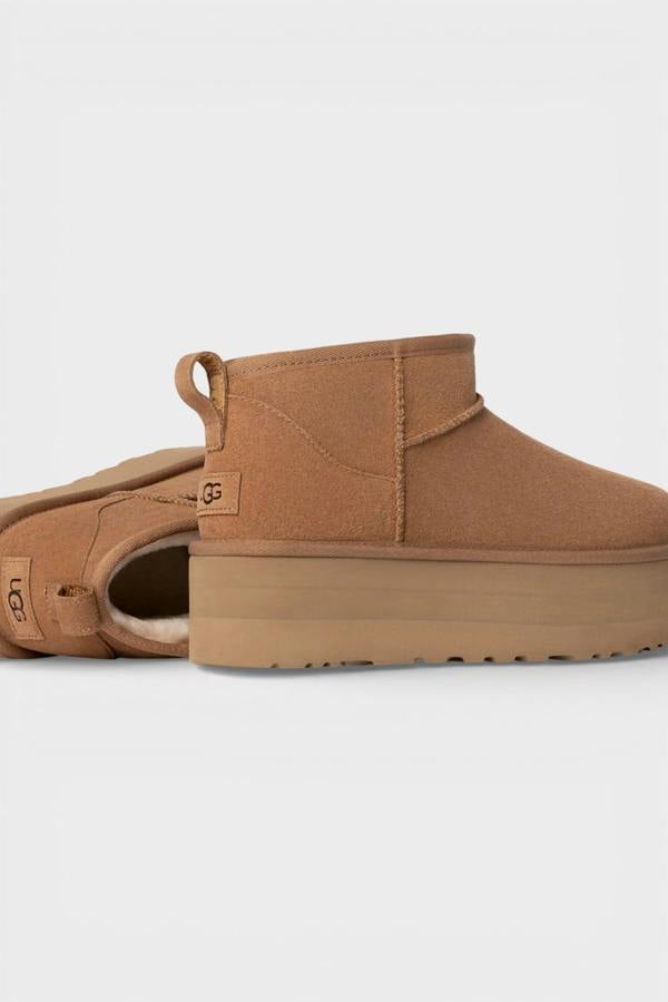 UGG Women's Classic Ultra Mini Platform Boot Chesnut