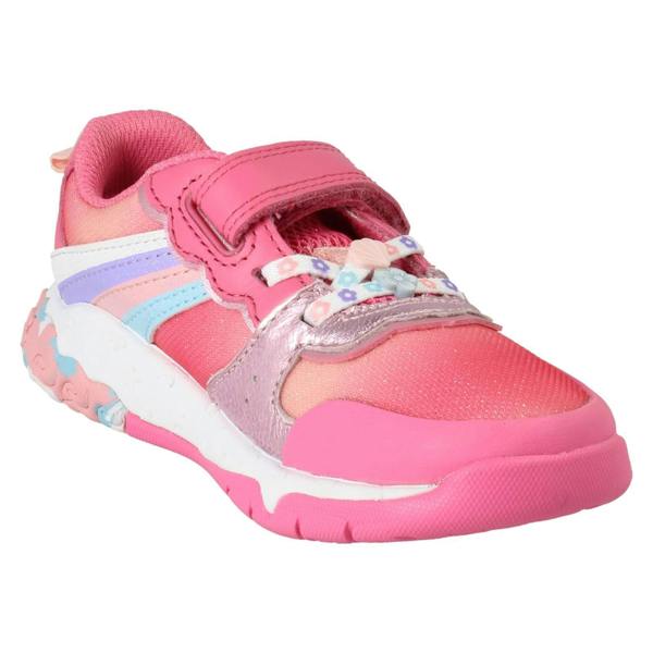 Clarks Girls Clarks Rainbow And Mermaid Tail Design Trainers Tidal Star