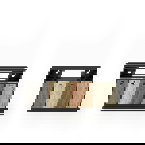 Dorel Home Mercer TV Console with 4 Doors Multicolour/Black