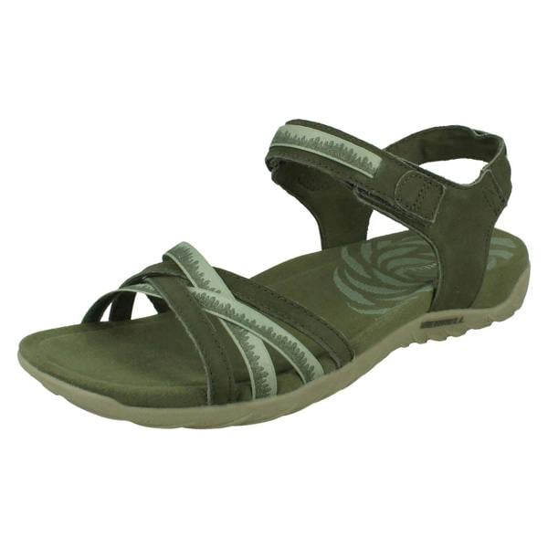 Merrell Ladies Merrell Strappy Summer Sandals Terran 3 Cush Cross J004576
