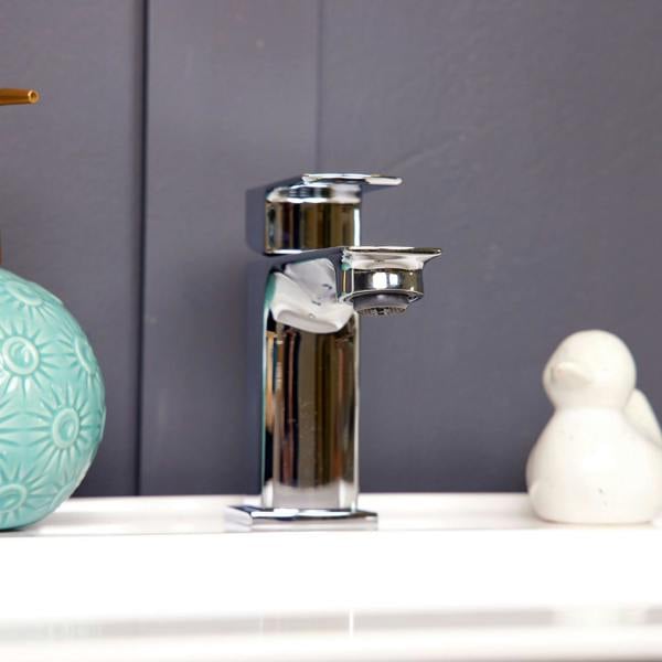 Flode Tarrekaise Mono Mini Basin Mixer Tap- Polished Chrome Finish