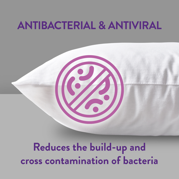 Slumberdown Complete Protection Anti Viral Medium Support Pillow