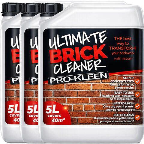 ProKleen Pro-Kleen Ultimate Brickwork Cleaner For Brickwork, Patios, Driveways, and Other Outdoor Surfaces 15L