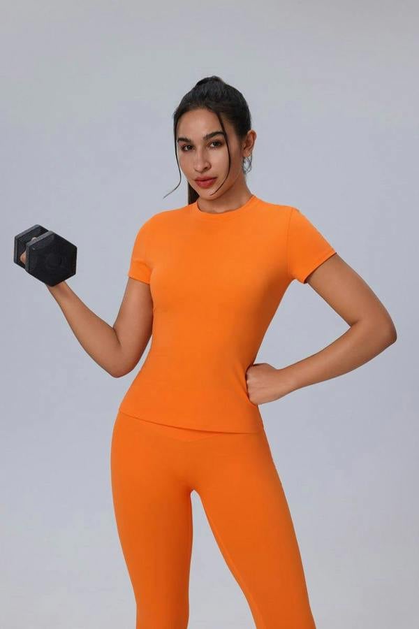Anniou Short Sleeve Yoga T-Shirt