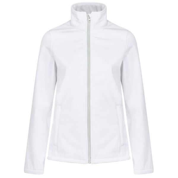 Regatta Women's Ablaze Printable Soft Shell Jacket - White/Light Steel