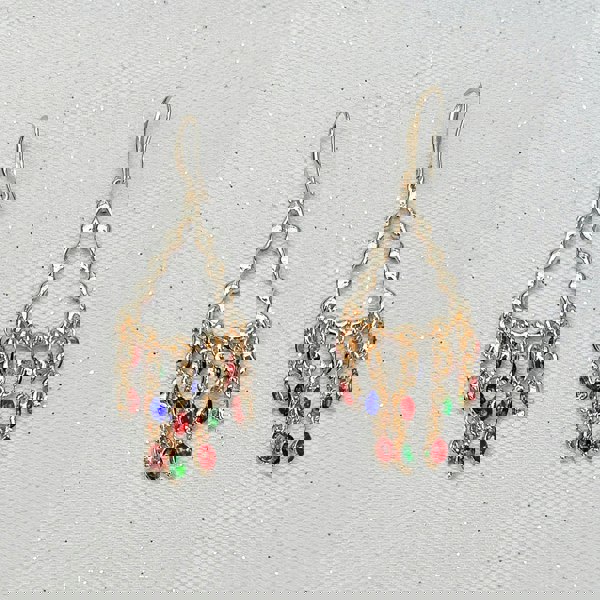 chandelier earrings colourful earrings back