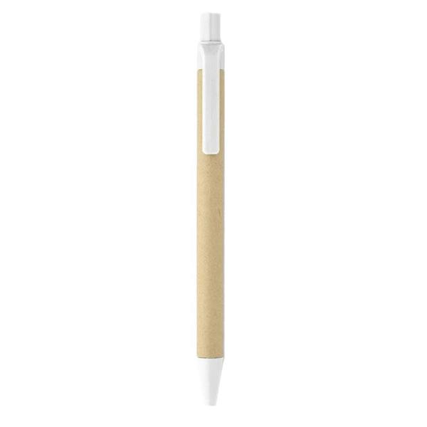 MidOcean Cartoon Paper Ballpoint Pen - White - 