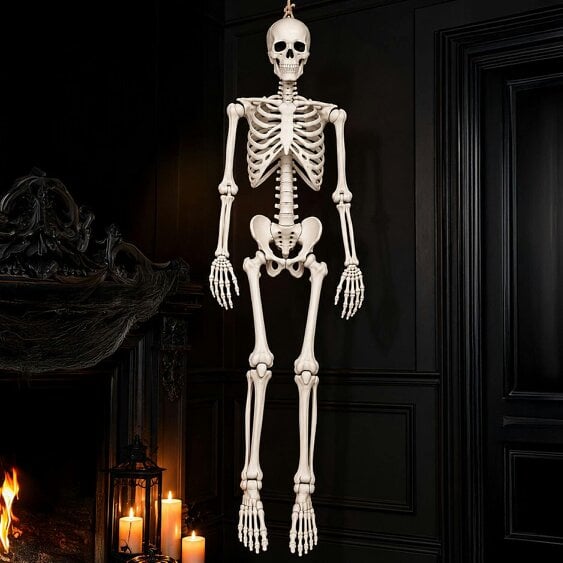 Neo Direct Neo White Prop Life Size Halloween Skeleton 160 cm