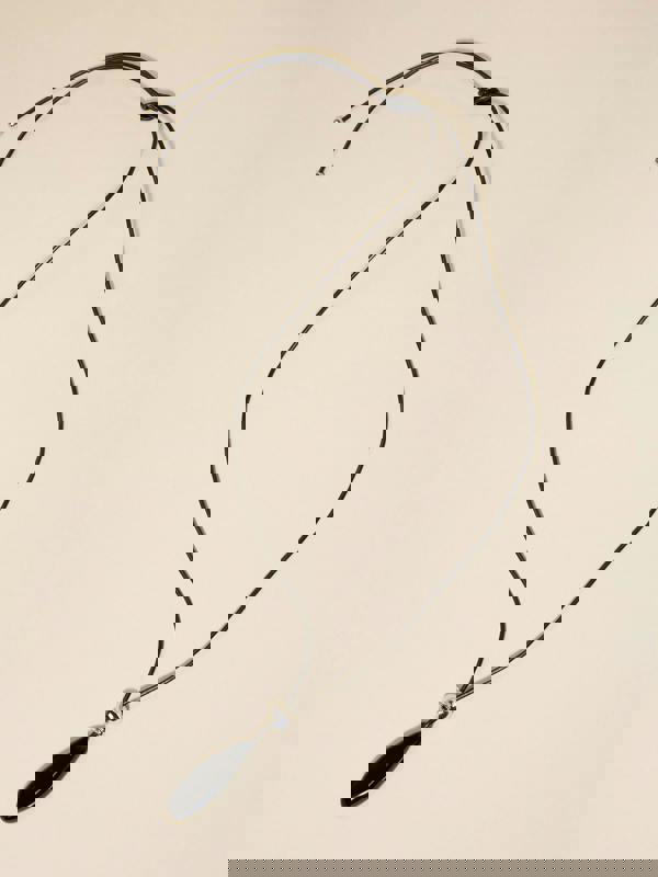 GWD Pendant Black Stone Necklace