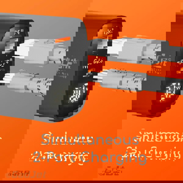 GadJet GaN 2-Port LED Power Adapter