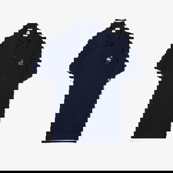 Lacoste Unisex Adult L.12.12 Signature Classic Polo Shirt - Navy Blue - 