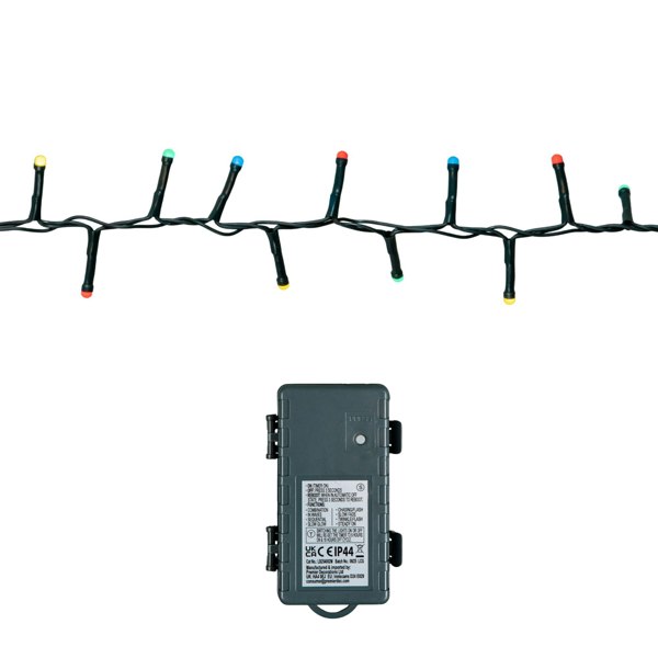Samuel Alexander 9m 360 LED Battery Operated Christmas BerryBrights String Lights in Multi-Coloured